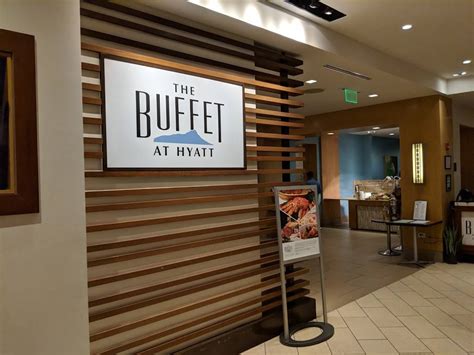 THE BUFFET AT HYATT .
